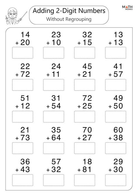 4 digit addition without regrouping games|Math Handouts: Double Digit Addition Without Regrouping .